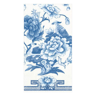 Guest Towel Napkin - Blue And White Caspari