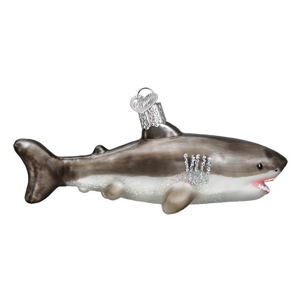 Great White Shark Ornament  Old World Christmas   