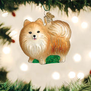 Standing Pomeranian Ornament  Old World Christmas   