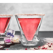 Cosmos Double Wall Martini Glasses, Set of 2  JoyJolt   