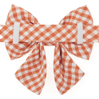 Cider Gingham Lady Dog Bow The Foggy Dog