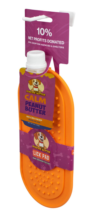 4oz Dog Calming Butter + Oval Lick Mat