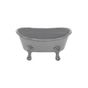 Mini Gray Bathtub Soap Dish  Foreside Home & Garden   
