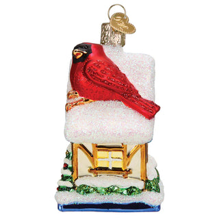 Cardinal Birdhouse Old World Christmas
