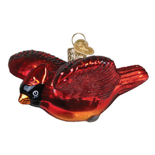 Cardinal In Flight Old World Christmas