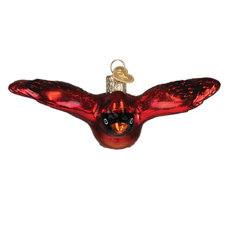 Cardinal In Flight Old World Christmas