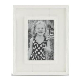 White Wood Square Photo Frames K&K Medium