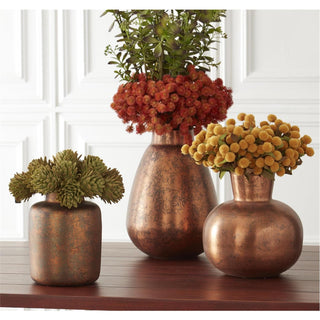 Pompom Pick w/ Green Leaves Artificial Flora K&K   