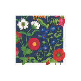 Cocktail Napkin - Cloisters Garden Navy Caspari