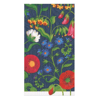 Guest Towel Napkin - Cloisters Garden Navy Caspari