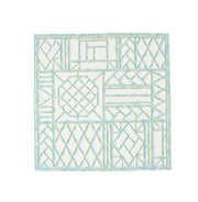 Cocktail Napkin - Bamboo Screen Robin's Egg Caspari