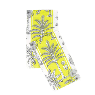 Guest Towel Napkin - Southern Palms Green/White Caspari