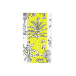 Guest Towel Napkin - Southern Palms Green/White Caspari