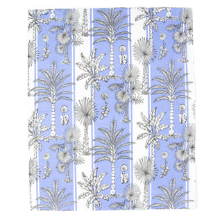 Guest Towel Napkin - Southern Palms Blue/White Caspari