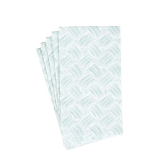 Guest Towel Napkin - Basketry Mist-Paper Linen  Caspari   