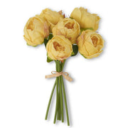 Real Touch Peony Bundle - 6 Stem Artificial Flora K&K Yellow  