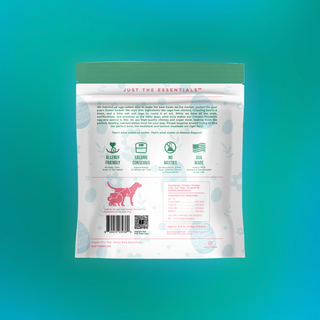 Chicky Meatballs dog treats in Spring & Easter edition, pastel teal packaging