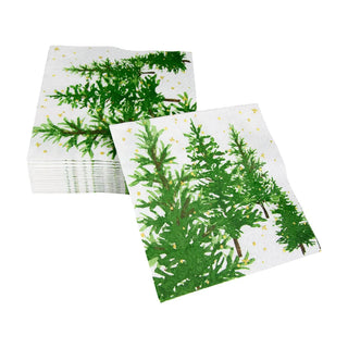 Cocktail Napkin - White Christmas