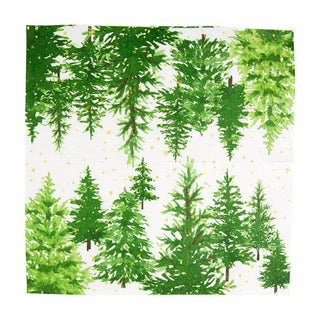 Cocktail Napkin - White Christmas