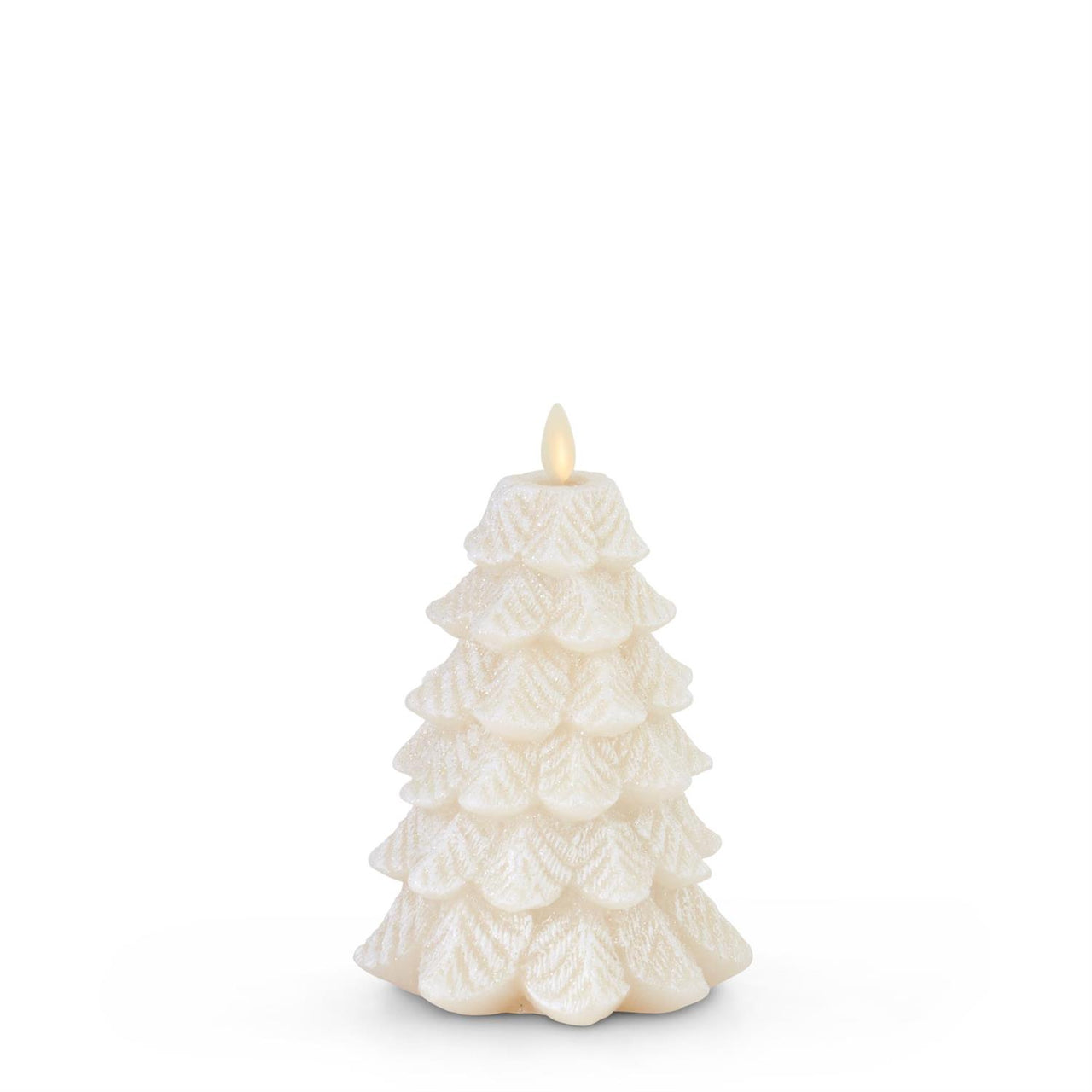 Luminara -  Indoor Flameless - White Snowy Tree Flameless Candles K&K   