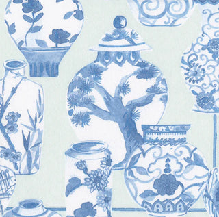 Cocktail Napkin - Glazed Porcelain Celadon Caspari