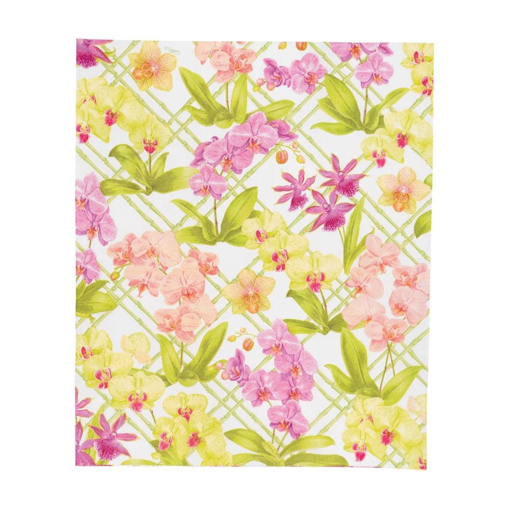 Guest Towel Napkin - Orchid Conservatory Caspari