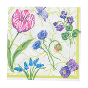 Cocktail Napkin - Floral Majolica Caspari