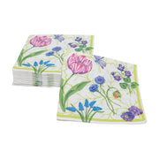 Cocktail Napkin - Floral Majolica Caspari