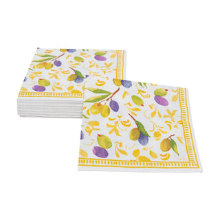 Cocktail Napkin - Mediterranean Dijon Caspari