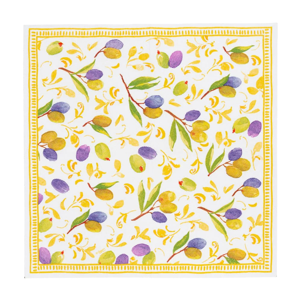Cocktail Napkin - Mediterranean Dijon Caspari