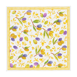 Cocktail Napkin - Mediterranean Dijon Caspari