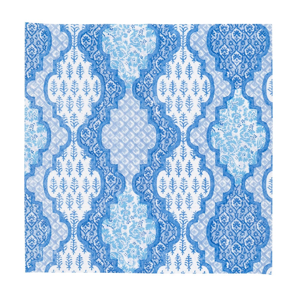 Cocktail Napkin - Provencale Cotton Blue Caspari