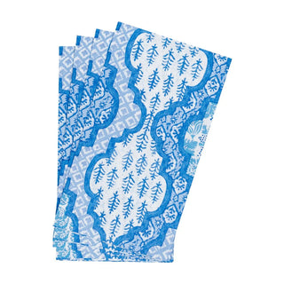 Guest Towel Napkin - Provencale Cotton Blue Caspari