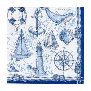 Cocktail Napkin - To The Lighthouse Caspari