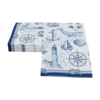 Guest Towel Napkin - To The Lighthouse Caspari