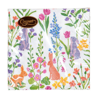 Cocktail Napkin - Bunny Field Paper Napkins Caspari