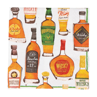 Cocktail Napkin - Whiskey Tasting Caspari
