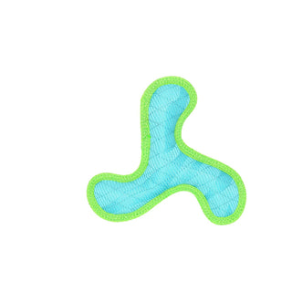 DuraForce Jr Boomerang - Blue, Durable, Squeaky Dog Toy Tuffy Dog Toys - VIP Products