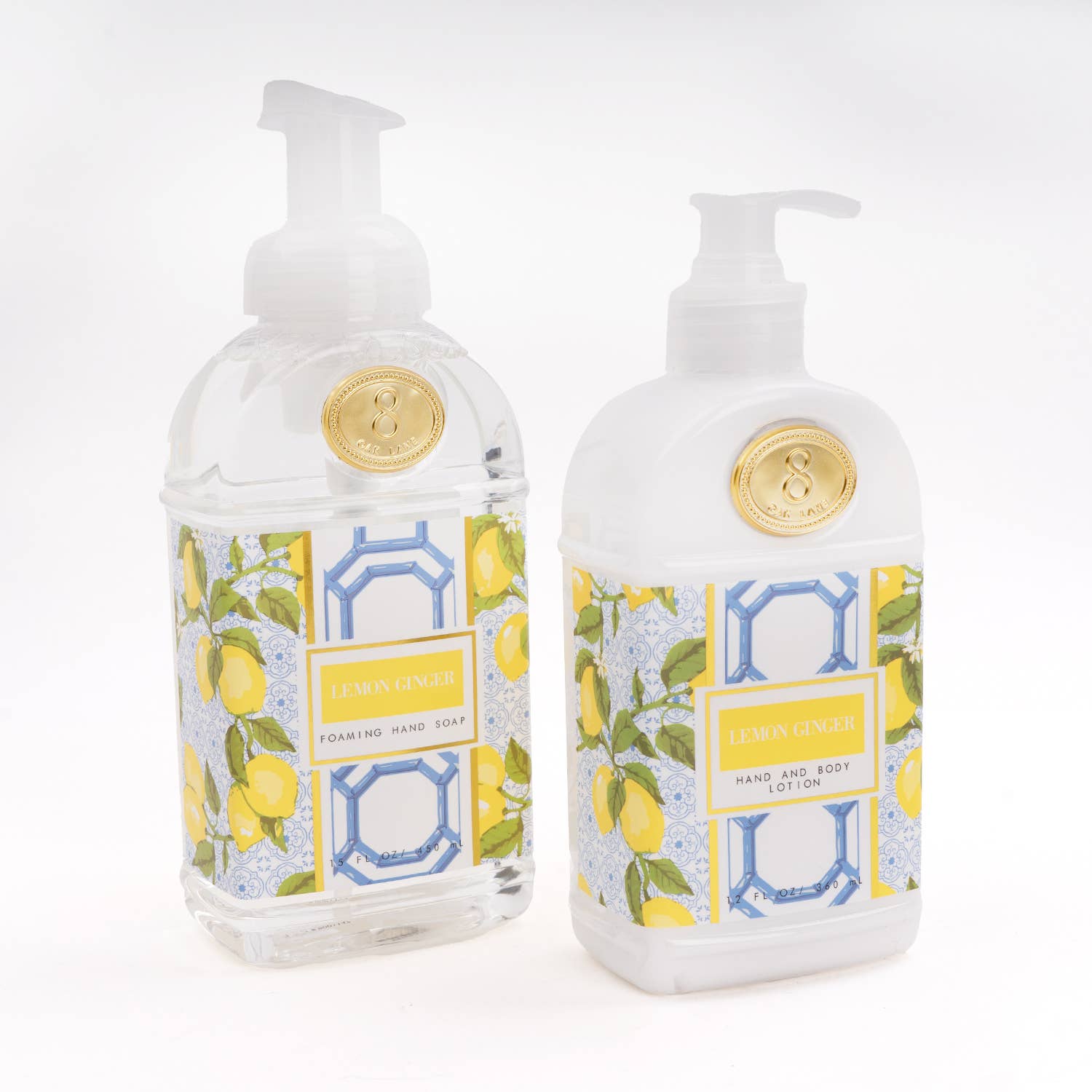 Lemon Ginger 300ml Hand & Body Lotion 8 Oak Lane