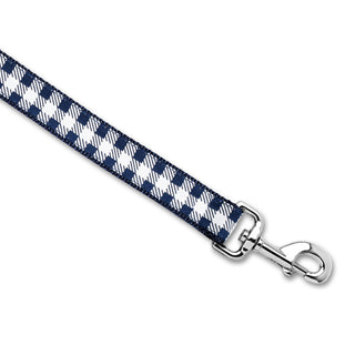 Picnic Plaid (Navy) - Dog Leash Dog & Me