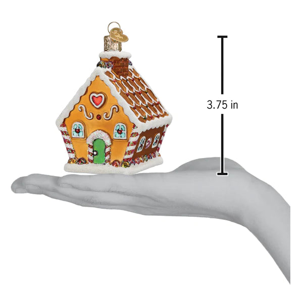 Sweet Gingerbread Cottage Ornament  Old World Christmas   