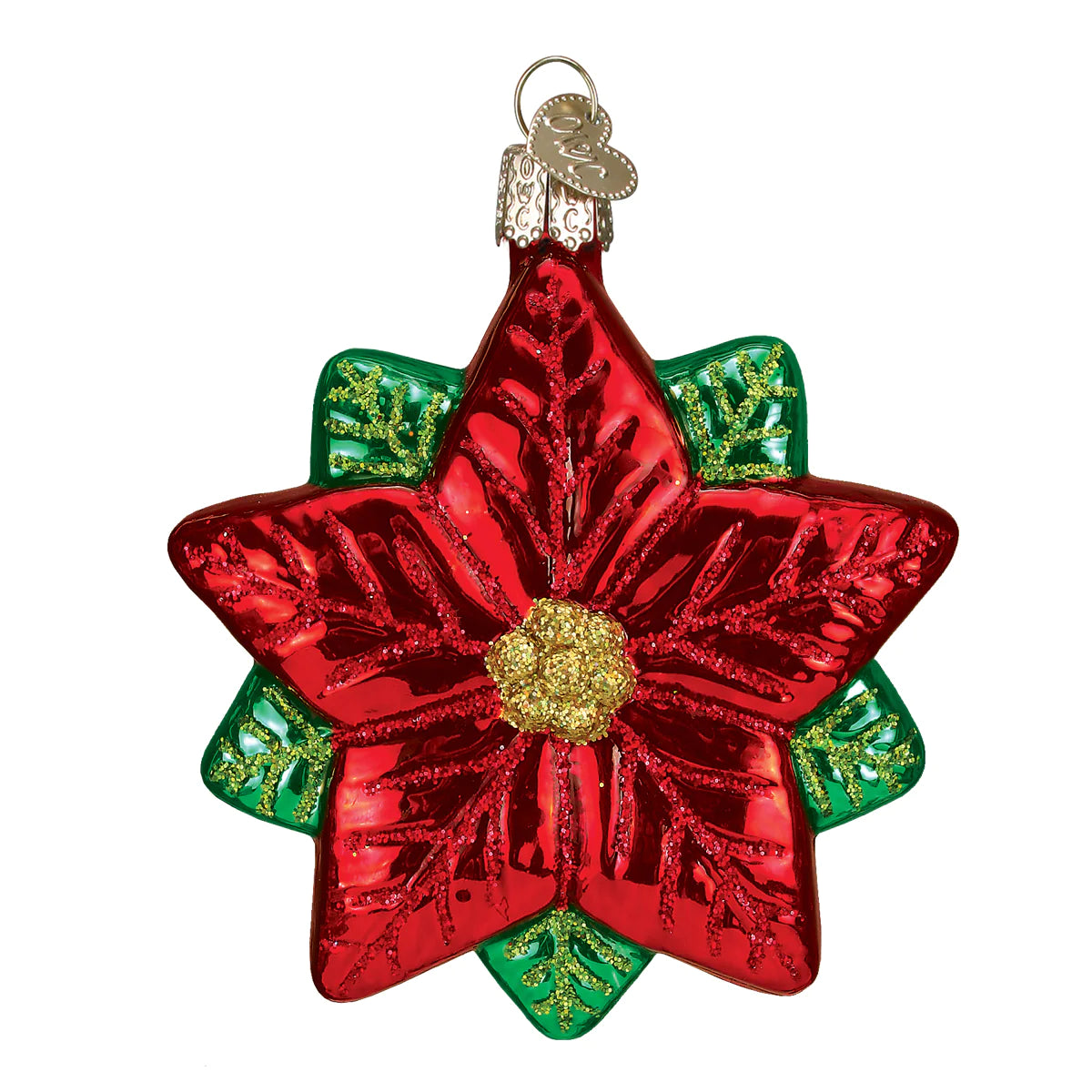 Poinsettia Star Ornament  Old World Christmas   