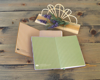 Lavender Bunch Vegan Embroidered Journal Denik