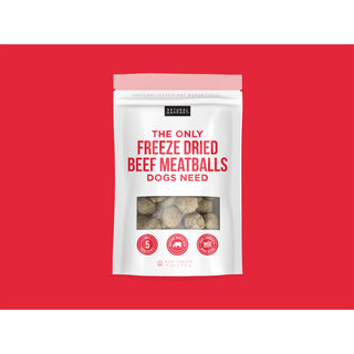 The Only Freeze Dried Beef Meatballs Dogs Need Natural Rapport 4 oz