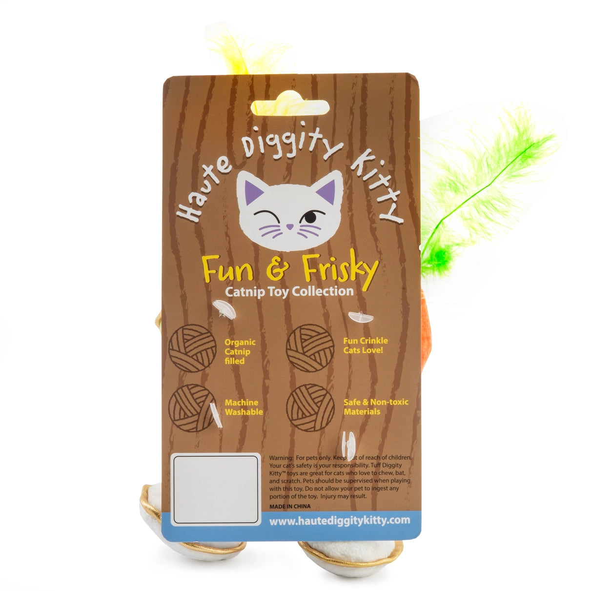 Kitty Cocktails (2 Cocktails) Organic Catnip Toys  Haute Diggity Dog   