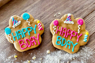 PB BDAY Paw dog treats YumYum4DOGS
