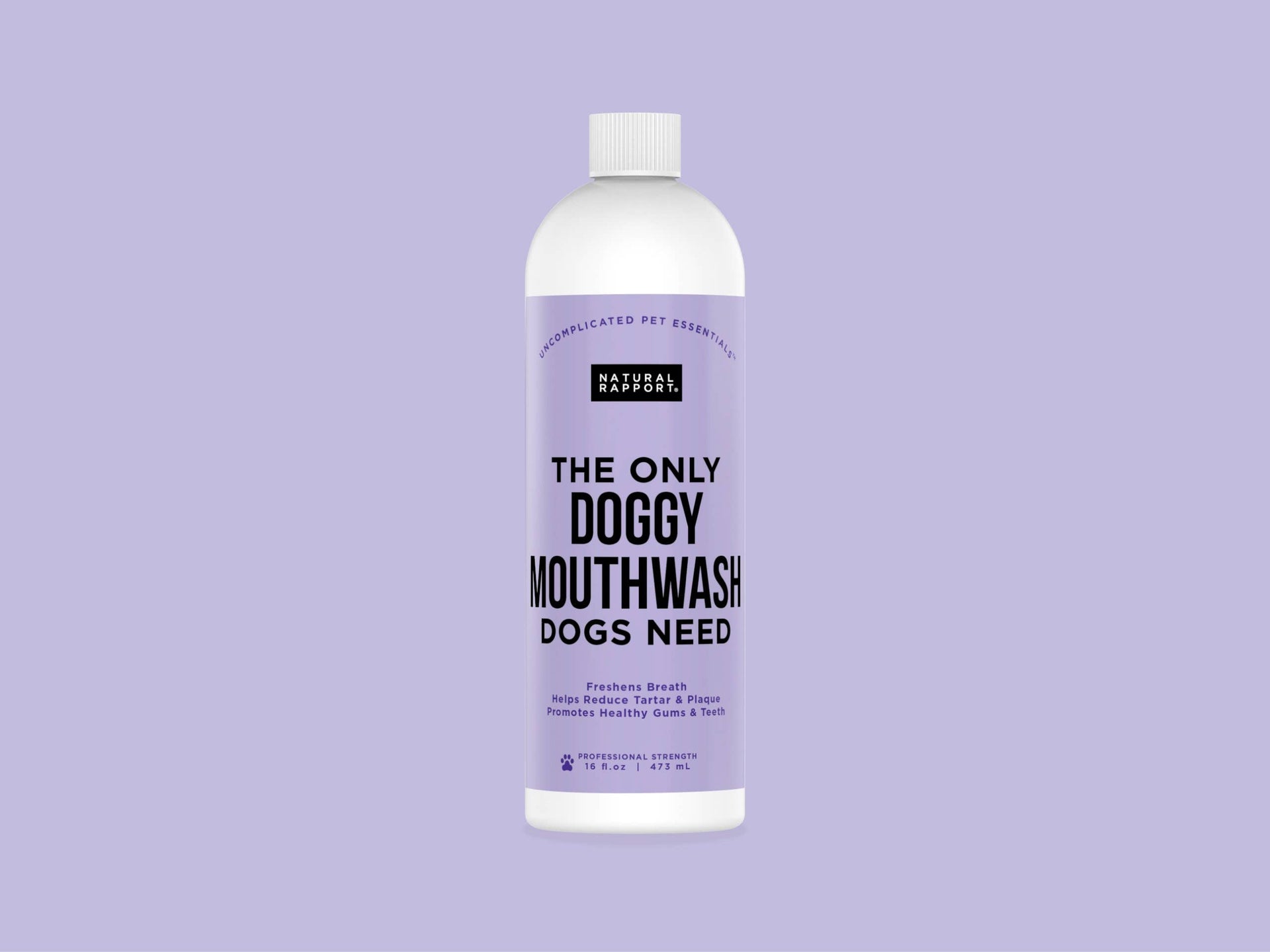 The Only Doggy Mouthwash Dogs Need Natural Rapport 16 ounce
