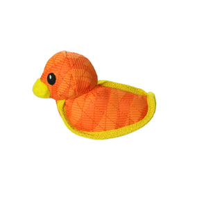 DuraForce Duck Tiger - Orange, Durable, Squeaky Dog Toy Tuffy Dog Toys - VIP Products