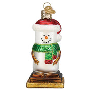 S'mores Snowman Ornament  Old World Christmas   