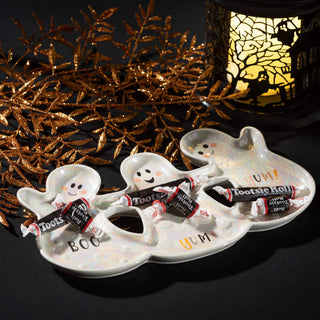 Halloween Ghost Platter Sullivans Home Decor